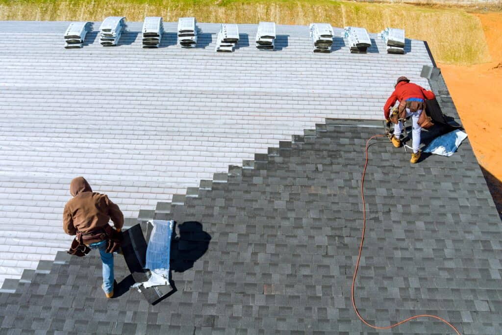 New roof installation by Corner 2 Corner Construction